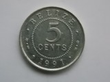 5 CENTS 1991 BELIZE