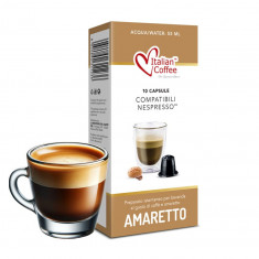 Amaretto, 10 capsule compatibile Nespresso, Italian Coffee, Italian Coffee foto