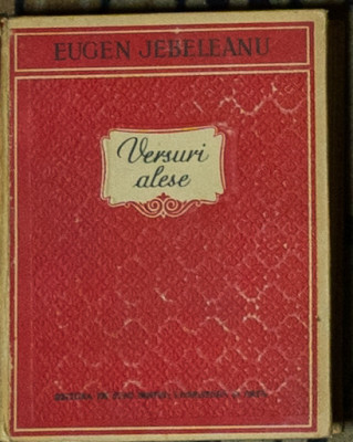 Eugen Jebeleanu - Versuri alese foto