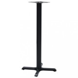 vidaXL Picior masă de bistro, negru, 56 x 56 x 107 cm, fontă