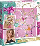 Set creativ DYI Bratari cu talismane norocoase, Design and shine, Totum