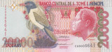 Bancnota Sao Tome si Principe 20.000 Dobras 1996 - P67a UNC ( nr. mic de serie )