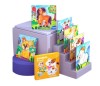 Puzzle Copii 6in1 Animale, 24 Piese Mari, 3+ Ani, Star Master, Joc Educativ, Coordonare, Atentie, Portocaliu 14.5cm