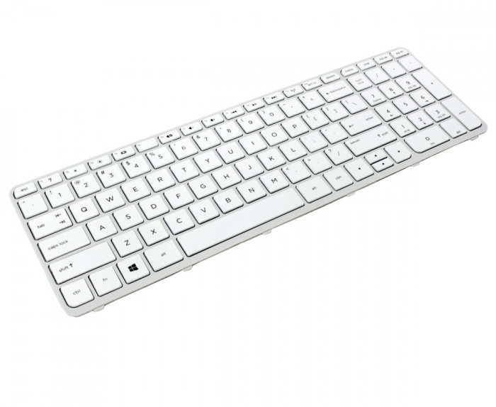 Tastatura laptop HP 250 G3 alba US/UK cu rama