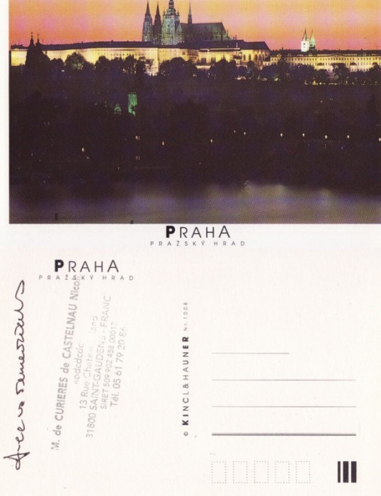 Ilustrata Cehia-Praga-Castel