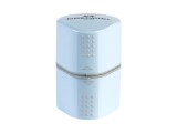 Ascutitoare plastic tripla cu container grip 2001 bleu sky Faber-Castell