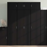 VidaXL Dulap &icirc;nalt, negru, 70x42,5x185 cm, lemn prelucrat
