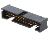 Conector IDC soclu tată 26 pini, drept, THT, 2x13, 2,54 mm