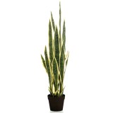 Emerald Plantă artificială Sanseveria &icirc;n ghiveci de plastic 97 cm