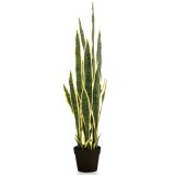 Emerald Planta artificiala Sanseveria &icirc;n ghiveci de plastic 97 cm GartenMobel Dekor, vidaXL