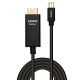 Cumpara ieftin Cablu video Lindy 2m Active mDP to HDMI (HDR) LY-40922