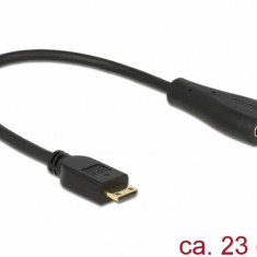 Adaptor HDMI la mini HDMI-C v1.4 M-T, Delock 65650