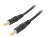 Cablu DC 5,5/2,1 mm Negru 2x0,35mm2