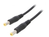 Cablu DC 5,5/2,1 mm Negru 2x0,35mm2