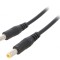 Cablu DC 5,5/2,1 mm Negru 2x0,35mm2