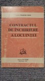 Contractul de inchiriere a locuintei, Francisc Deak, 1997, 88 pag