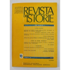 REVISTA DE ISTORIE , TOMUL 41, NR. 10 , OCTOMBRIE , 1988