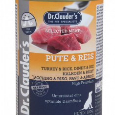 Dr. Clauder’s Dog Selected Meat Curcan & Orez, 400 g