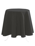 Fata De Masa Nelson 180cm Diametru, Culoare Antracit, 100% Poliester