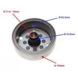 Volanta Magnetou Scuter Derbi Senda Aprilia Gilera 50cc (2008) - Piese Moto Electrice