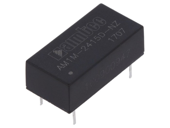 Convertor DC/DC 1W 24V la &plusmn;15V