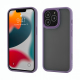 Husa Vetter pentru iPhone 13 Pro, Clip-On Hybrid, Shockproof Soft Edge and Rigid Back Cover, Violet