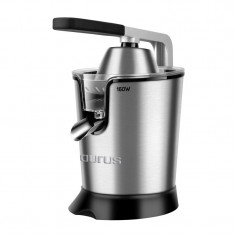 Storcator citrice tip presa Easy Press Taurus, 160 W, 650 ml, 2 filtre, Inox