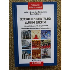 Dictionar explicativ trilingv al Uniunii Europene - Iordan Gheorghe Barbulescu