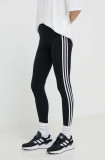 Adidas Originals colanți 3 Stripes Tigh femei, culoarea negru, cu imprimeu IB7383