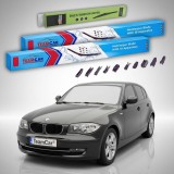 Cumpara ieftin Ștergătoare BMW Seria 1 Hatchback 5UȘI (E87) 2007-2012 | Set Față și Spate Flat Premium &ndash; TeamCar&reg;