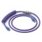 Glorious cablu tastatura Coiled Nebula, USB-C - USB-A, 1.37m, Mov &quot;GLO-CBL-COIL-NEBULA&quot;