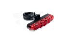 Lumina de siguranta pentru biciclete cu 5 LED-uri rosii si 3 functii cu baterii aaa, Oem