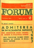 Forum - Admiterea &icirc;n &icirc;nvățăm&acirc;ntul superior