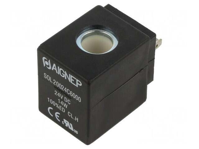Bobină Electrovalvă IP65 24VDC 14W 13mm