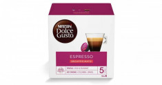 Capsule de cafea NESCAFE DOLCE GUSTO, 16x6 g, NESCAFE DOLCE GUSTO &amp;amp;quot;Espresso&amp;amp;quot;, decofeinizata foto