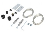 Dispozitiv Suspendare Suport LED Negru 0,15m 50V 20N