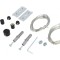 Dispozitiv Suspendare Suport LED Negru 0,15m 50V 20N