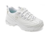 Cumpara ieftin Pantofi sport SKECHERS albi, D LITES, din piele ecologica