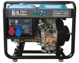 Generator de curent 6.5 kW diesel - Heavy Duty - Konner &amp; Sohnen - KS-8100DE-1/3-HD-ATSR, Oem