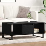 VidaXL Masă de Cafea Stejar negru 90 x 50 x 36.5 cm Lemn compozit