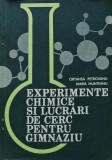 Cumpara ieftin Experimente chimice si lucrari de cerc pentru gimnaziu - 1983 - Ortansa Petrovanu (F373)