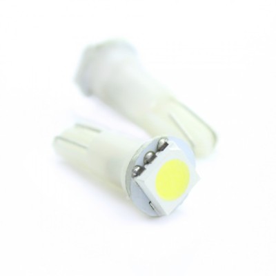 Led bec T5 1x5050 alb rece foto
