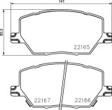 BREMBO P 23 164 PRIME LINE set placute frana,frana disc