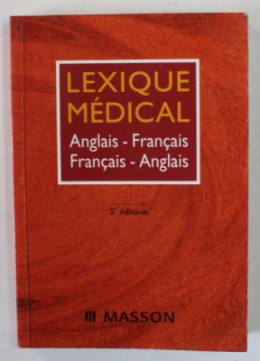 LEXIQUE MEDICAL , ANGLAIS - FRANCAIS / FRANCAIS - ANGLAIS , 2000 foto