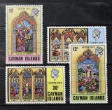 Insulele Cayman 1973 - Pasti, vitralii, serie neuzata
