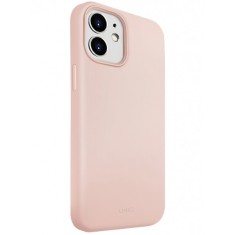 Husa pentru Apple iPhone 12 mini, UNIQ, Lino, Roz foto