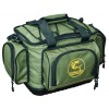 Geanta Pescuit Crap Baracuda B50, 47x30x28cm, Holdall, Accesorii, Verde Kaki, Fund Impermeabil, Compartimente Multiple