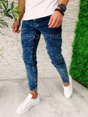 Blugi barbati - rupturi - conici - slimfit - COLECTIE NOUA - A5285 foto