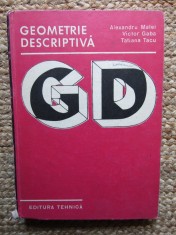 GEOMETRIE DESCRIPTIVA de ALEXANDRU MATEI,VICTOR GABA,TATIANA TACU,BUC.1982