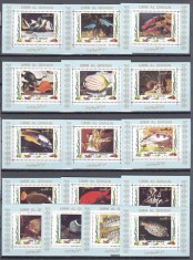 DB1 Fauna Marina Pesti Umm al Qiwain 16 SS MNH
